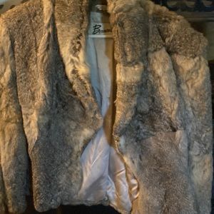 womans fur coat only wore once